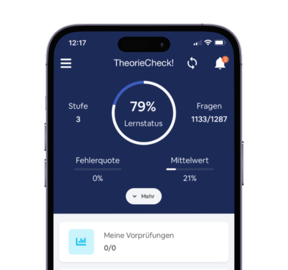 TheorieCheck Führerscheinlernapp